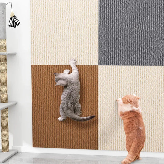 Anti-Scratch Sofa & Wall Protector - Self-Adhesive Carpet for Cat Claw Sharpening